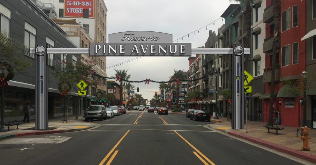 "Light Up Pine Avenue Sign" Event to Be Held This Week - Long Beach